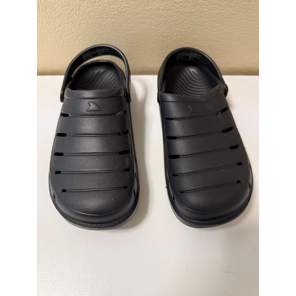 Rugged Shark Mens Black EVA Ventilated Slip On Clogs Shoes Size 4 Non-Marking